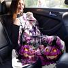 1pc Purple Pumpkin Halloween Cartoon Blanket  Soft and Cozy Throw for Home Decor, Perfect Gift, Living Room, Travel, Camping, Car Blankets