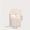 Space Saving Hanging Garment Bag with Self Compression Zipper Transparent Visible Dust Cover for Down Coat Closet Storage
