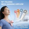 3 Gears Pocket Neck Fan Foldable Cooling Fan Portable Mini Handheld Fan  Summer Essentials