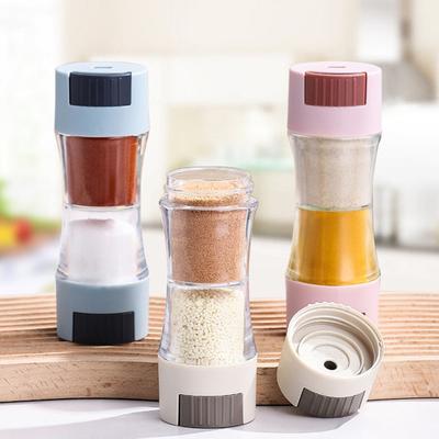 Spice Jar Visible Design Large Capacity Good Sealing Food Grade Dustproof Reusable Quantitative Salt Spice Seasoning Tank Storage Bottle Kitchen