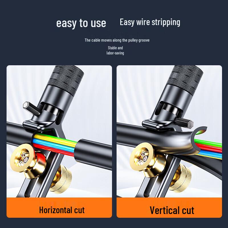 Multi-Function Armored Fiber Optic Cable Stripper
