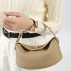 Sac à Bandoulière en Cuir Véritable pour Femme, Sac Hobo en Cuir de Vachette Souple, Sac Bandoulière Vintage 'Water Dumpling', Sac à Main Élégant, Plusieurs Couleurs