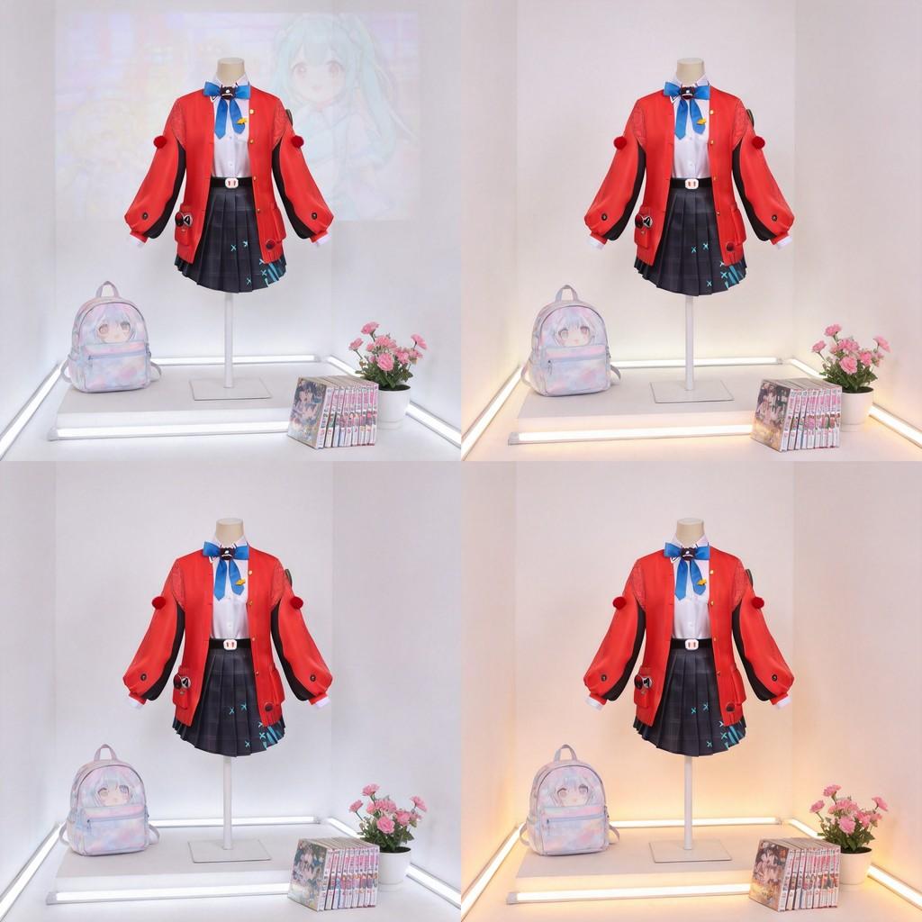 Neverness To Everness Sakiri Cosplay Costume With Polyester Fabric For Anime Role Play