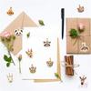500Pcs/Roll Birthday Party Animals Kids Rewards Stickers - DIY Scrapbooks Album Decor Sealing Label Decals