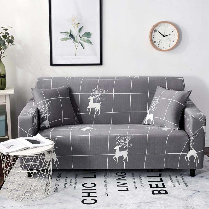 Four Seasons Universal Elastic All-Inclusive Cover Fabric Non-Slip Tight Sofa Cover Sofa Cushion Cover