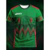 Football Uniform Men's Summer Breathable Training Casual Tops Fashionable Loose Youth Stadium Sweat-wicking Short Sleeves