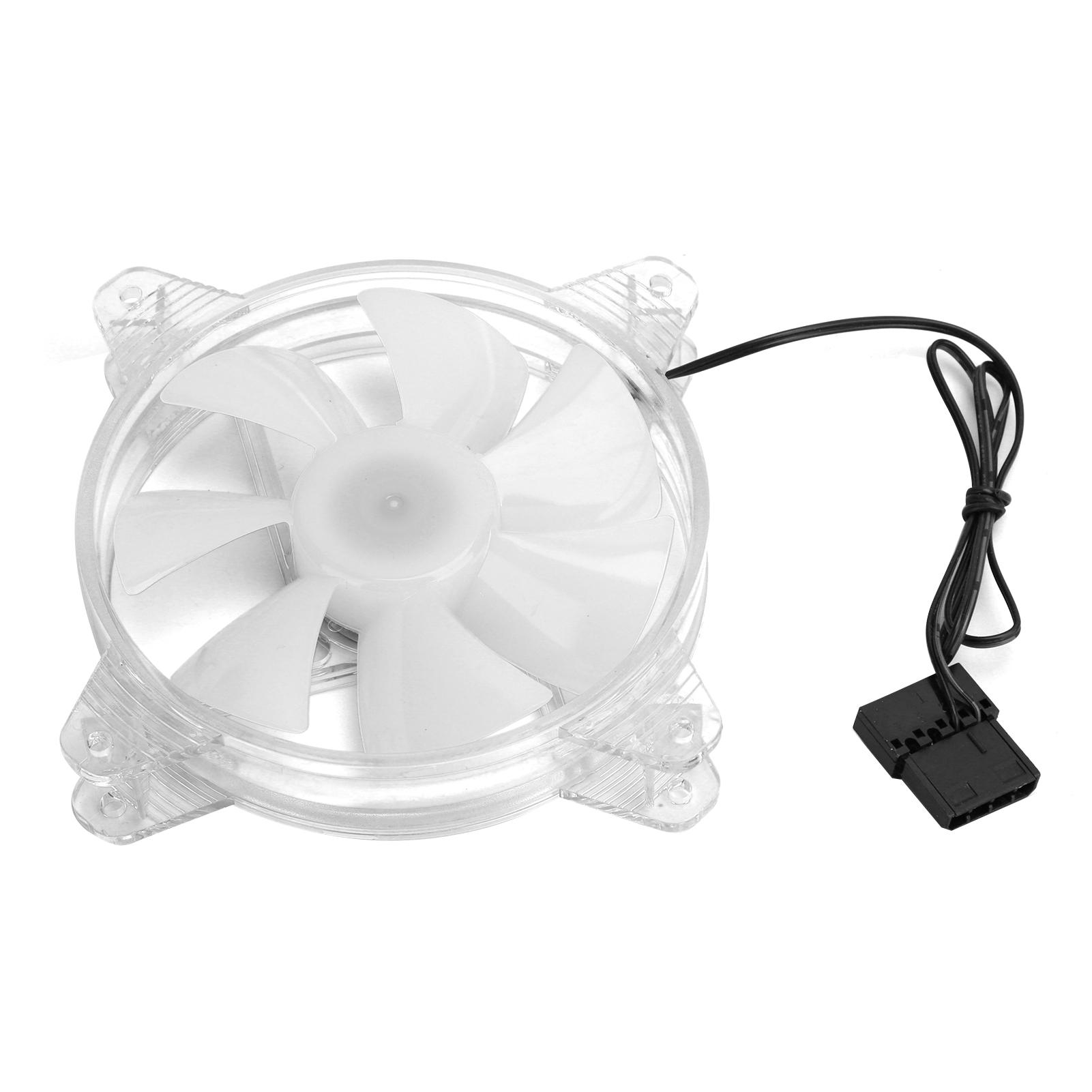 

Компьютерный охлаждающий вентилятор 4-контактный с цветной светодиодной подсветкой, высокопроизводительный, с гидродинамическим подшипником, 120 мм, синий