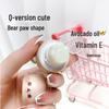 Shi Jing Cute Bear Keychain Lip Balm: Moisturizing & Hydrating Lip Care for Children and Students, Ideal for Autumn and Winter.