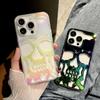 Cool Laser Hollow Skull Out Back Cover For iPhone Air 11 12 13 14 15 16 17 Pro Max Case Shockproof Heat Dissipation Capa Funda