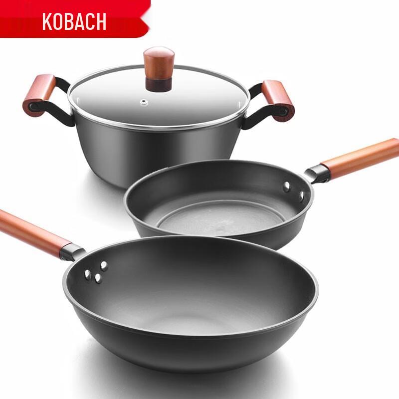 Kangbach 3-Piece Iron Cookware Set
