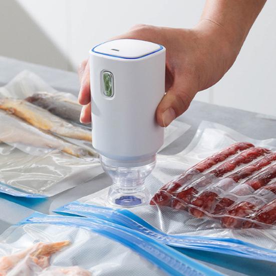 Rechargeable Battery Vacuum Sealer One-Click Operation Powerful Suction Force Handheld Vacuum Machine