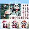 Christmas Panda Countdown Calendar With Acrylic Components And Festive Collectible Items