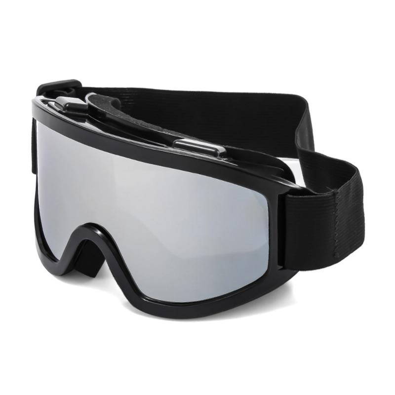 Fashion Large Frame Anti Fog Women Men Goggles Lens Anti-Collision Anti-Glare Lens Outdoor Sport Snow Snowboard Eyeglasses