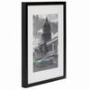 Poster Frame Portrait Photo 30X40 Cm Black With A4 21X30 Passe-Partout Plexiglass