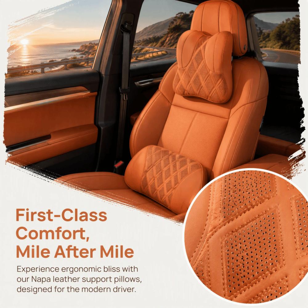 Padded Filling Neck Pillow Soft Touch Head Rest Pillow Car Headrest Pillow Self Driving Tours