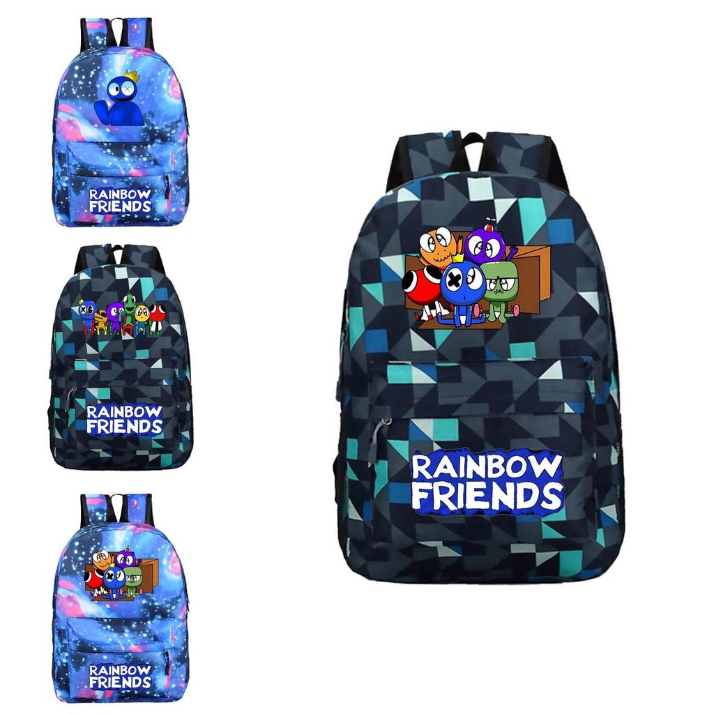 Roblox Rainbow Friends Large Capacity Student Backpack Bag Book