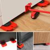 300KG Heavy Duty Furniture Lifter Transport Mover Lifter Slides Wheel Easy Furniture Mover Tool Set Wheel Roller Bar Hand Tools