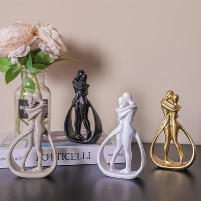 Elegante Figurina di San Valentino: Decimo Anniversario di Matrimonio o Regalo di Fidanzamento per la Moglie e i Novelli Sposi