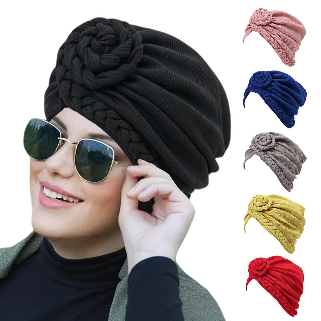 Casual Knitted Beanie Hat With Side Braid For Spring And Winter Fashion Accessories