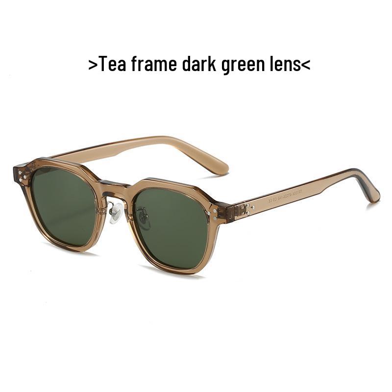 Корейские поляризационные солнцезащитные очки TR90 в уличном стиле - Унисекс, ретро, нишевый образ знаменитости