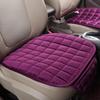Three-Piece Winter Car Seat Cushion Set - Plush, Warm Cotton Backrest Pad