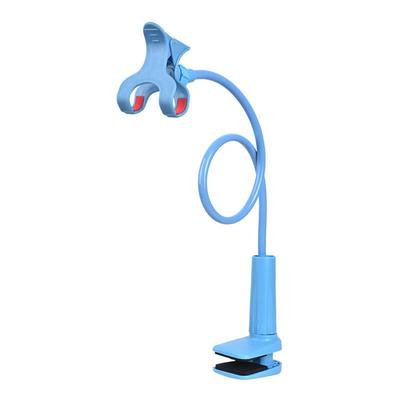 Adjustable Bedside Phone Holder with Flexible Arm and Clip for Live Streaming