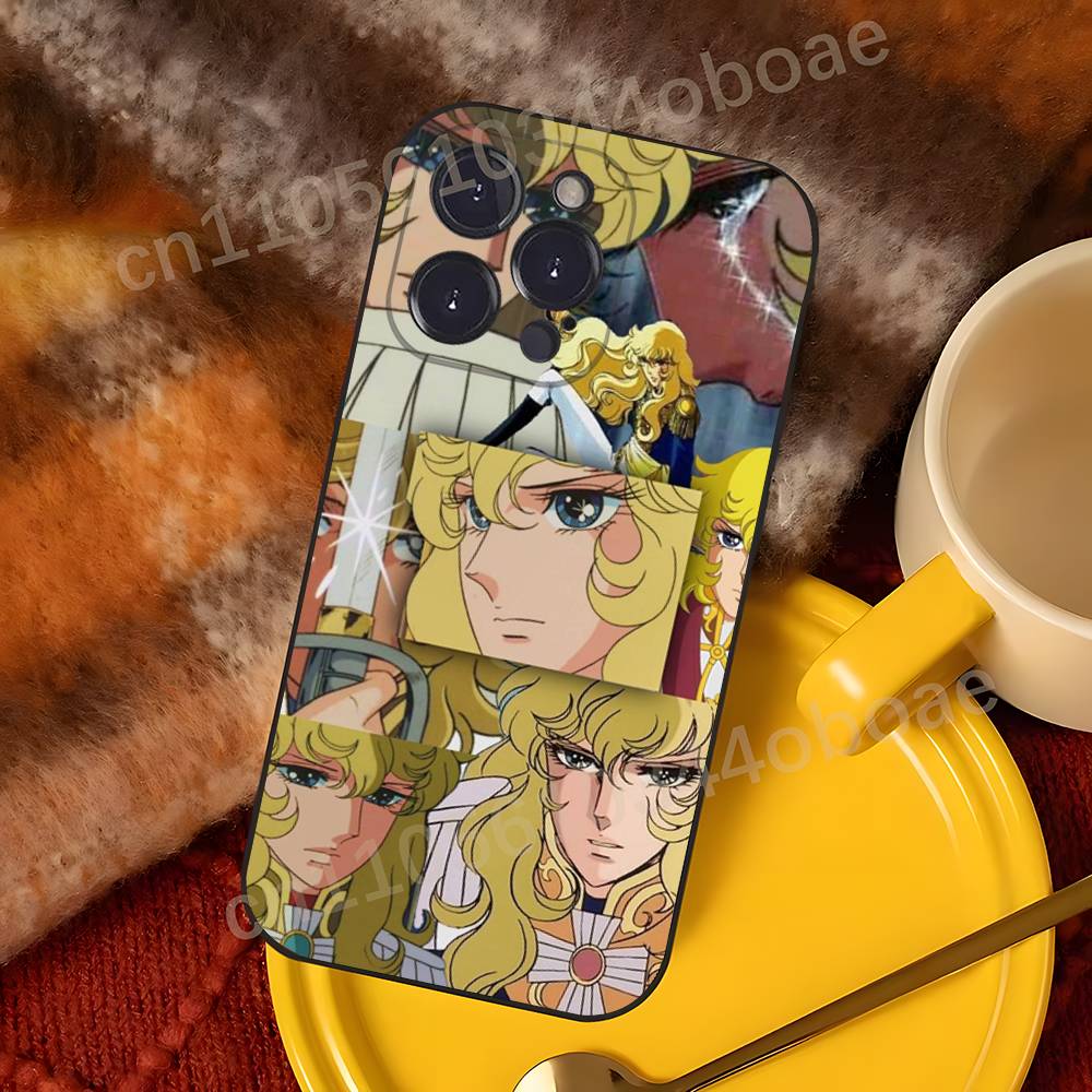 Rose of V-Versailles Lady Oscar Phone Case For iPhone 17,16,15,14,13,12,11,Pro,Max,Plus Shockproof Cover