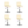 Day and Night - Day and Night Swivel Dining Chairs 4 Units Cream Fabric