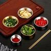 304 Stainless Steel Food Storage Tray Thickened Sauce Dipping Dish Snack Pan Kimchi Plate  Pot Seasoning Dish Kitchen Utensil