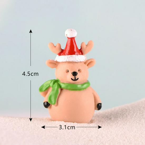 Ornements de Noël à faire soi-même: Mini Figurines & Décorations de Bureau - Poupées Père Noël & Bonhomme de Neige