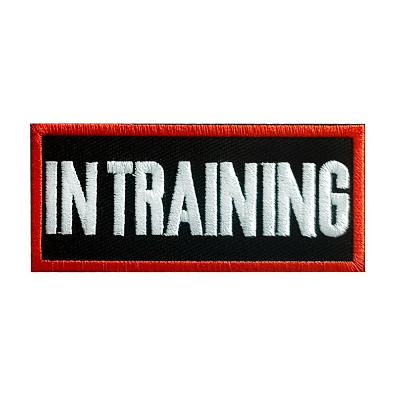 Pet Velcro Carrier Letter Embroidery Conspicuous Notice Badge Dog Supplies Decor