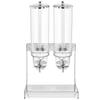 Dispenser For Rice Flakes And Candies, Transparent, Double, 7 L