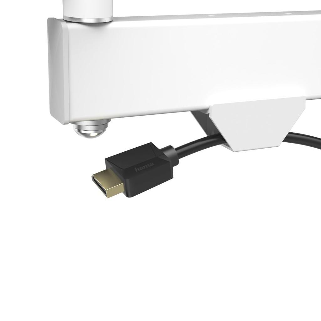 TV wall mount, swivel, telescoping, 122cm (48 inches), max 20kg.