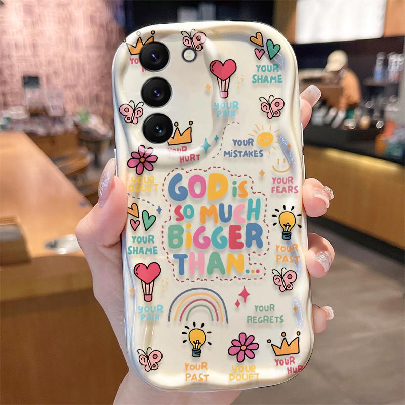 

Чехол Тюльпан Волна для Samsung Galaxy S25 S24 S23 S22 S21 Ultra Plus S20 FE A73 A72 A71 A56 A55 A54 5G A52 A52S A51 4G Мягкий чехол Galaxy S24
