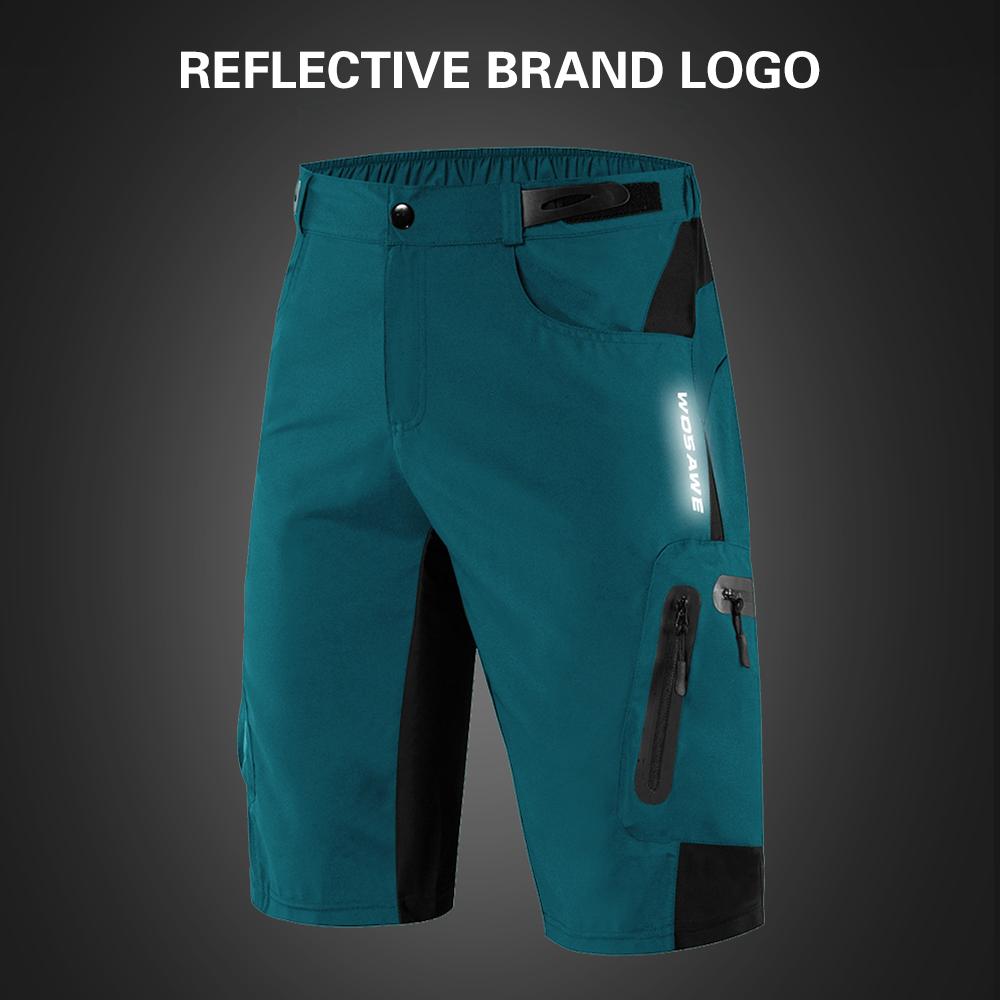 Men Loose Fit Cycle Shorts Breathable Quick Dry MTB Bike Shorts Outdoor Sports Running Biking