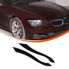 Piano Black Headlight Eyebrow Trim Sticker For BMW 6 Series E63 E64 2006-2010
