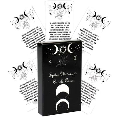 Cartas do Oráculo Mensagens Espirituais 10,3*6 cm - Um baralho de 54 cartas com mensagens inspiradoras de seus guias