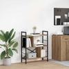 vidaXL 5-Tier Bookshelf 75 X 30 X 91 Cm Wood Composite
