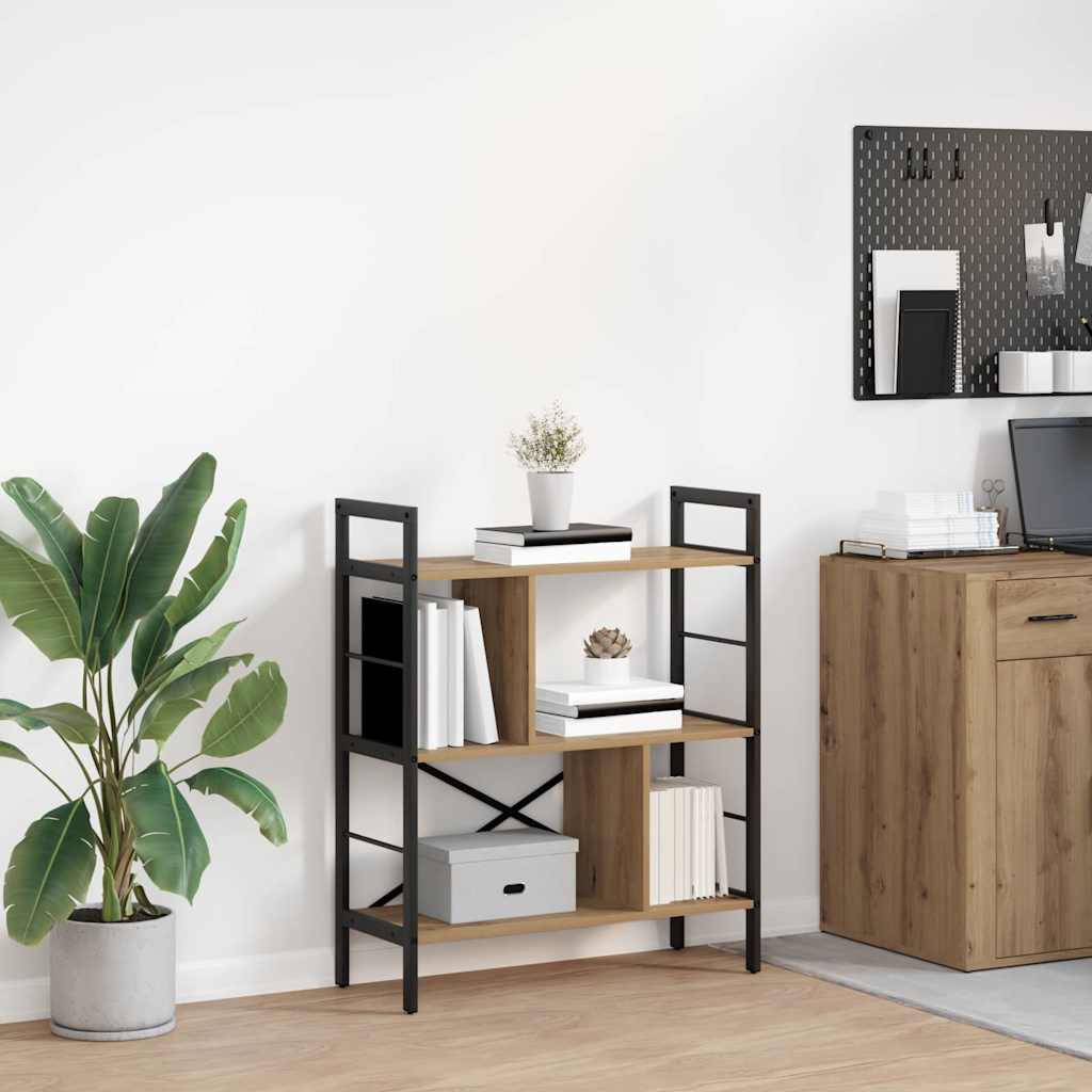 Artisan Oak Bookshelf 75 x 30 x 91 cm Particleboard