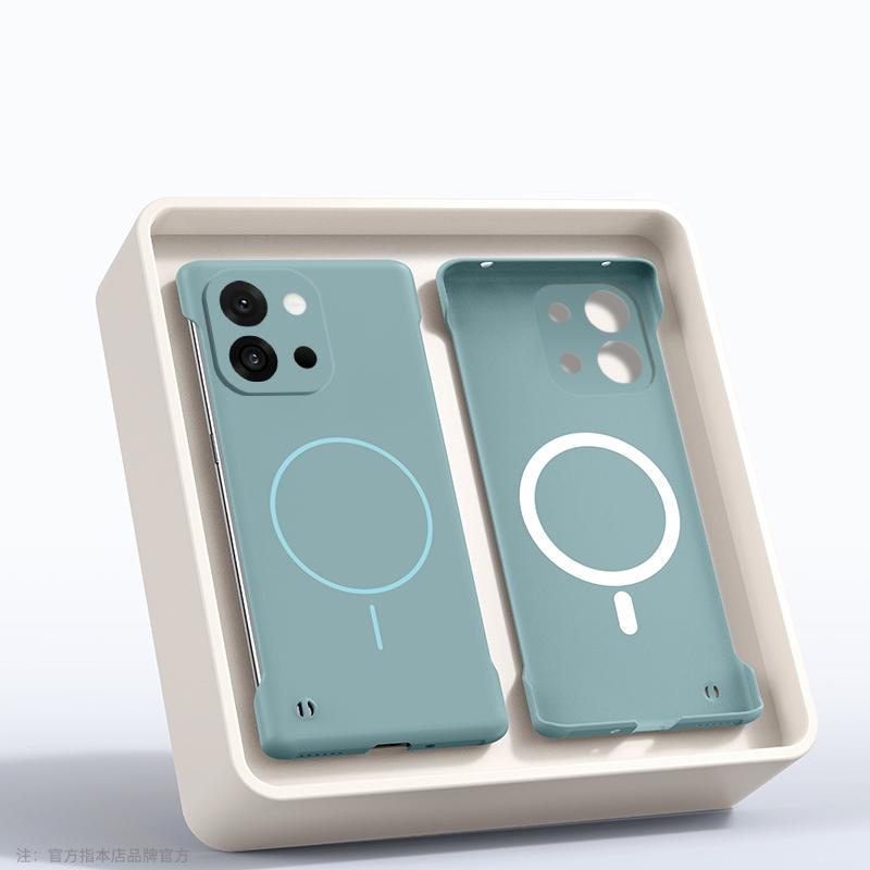 Solid Color Frameless Magnetic Phone Cover For OnePlus 13T 13R 13 12R Ace 5 3 Slim Shockproof Hard PC Wireless Charge Case