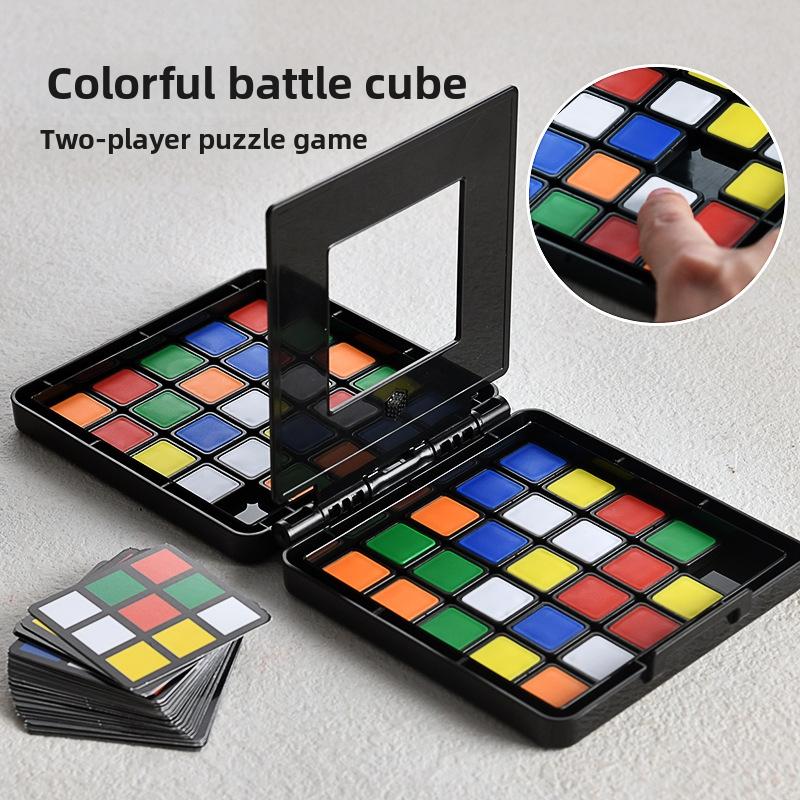 Colorful Puzzle 2-Player Battle Toy Parent-Child Interactive Educational Board Game Party Improve Intelligence Gift for Kids