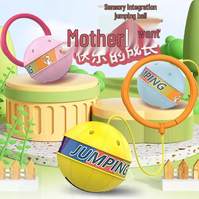Kids' Light-Up Bouncy Balance Ball – Sensory Training & Outdoor Fun Toy