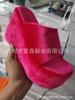 Thick Bottom Slope Heel One-word Slippers Women's High Heel Solid Color Cloth Surface Beach Cool Slippers Slippers