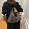 Retro bag women's large-capacity new autumn and winter versatile casual shoulder shopping bag work tote bag