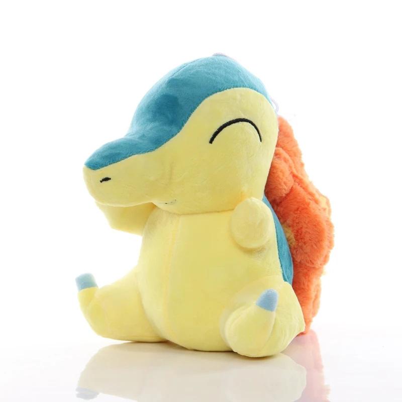 Cute Cyndaqui Plush Toys Quilava Stuffed Dolls Pikachu Peluche Hobbies Collection Gifts Xmas Birthday Gifts