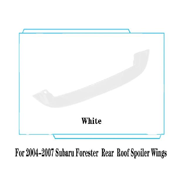 For 2004-2007 Subaru Forester Rear Roof Lip Spoiler Tail Wings ABS Material Black Carbon Car Tuning Styling Body Kit Accessories