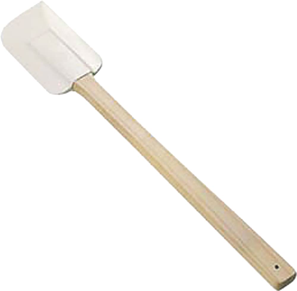 Kanda KD Made in Wooden Heat 086055 Scraper, Silicone, Japan, Handle, Resistant, белый