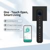 Smart Fingerprint   5 in 1 Keyless Entry Biometric Lock with APP Control Password Keypad IC Card Auto Lock for   Apartment