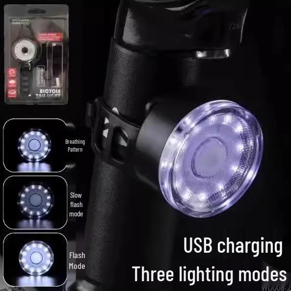 Super Bright Bicycle Tail Light - Mountain & Road Bike Night Riding Gear, ¥5 Newcomer Discount!