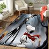 1Pc Nightmare Before Christmas Rug Office Carpet Indoor Outdoor Doormat Nonslip Soft And Comfortable Living Room Christmas Halloween Gift D91892